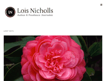 Tablet Screenshot of loisnicholls.com.au
